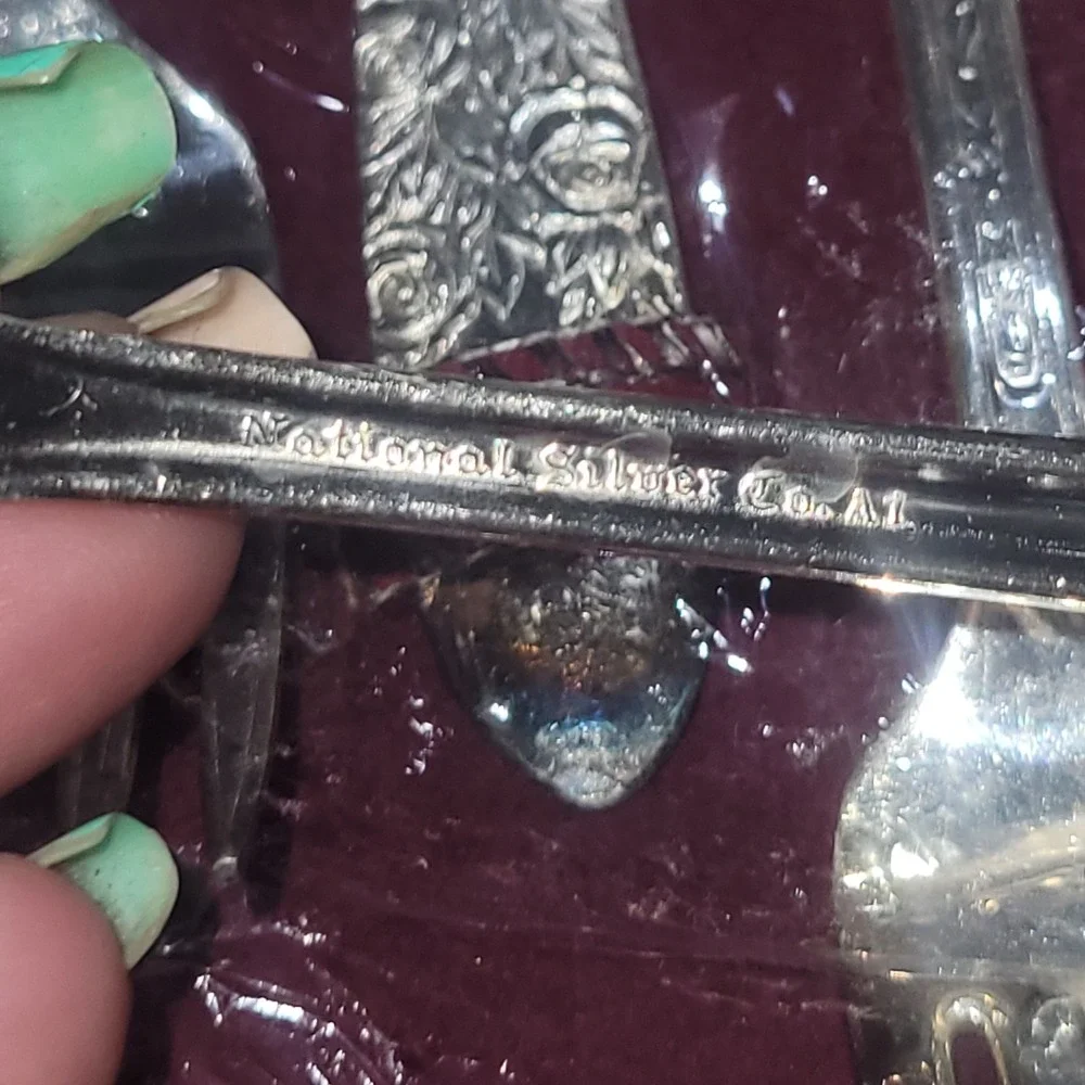 Vintage 1937 National Silver Co. A1 6